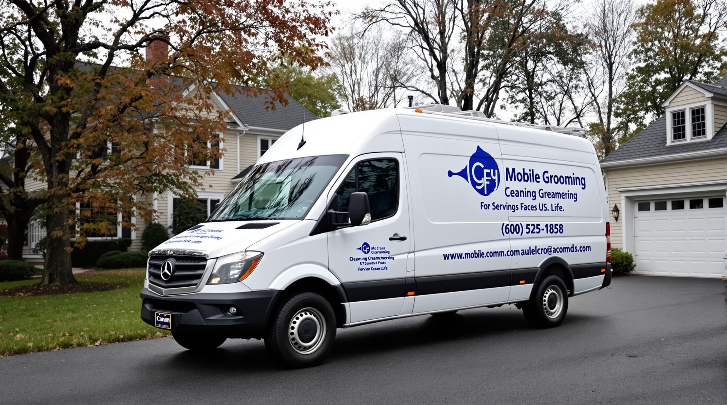 Mobile dog grooming van in Basking Ridge NJ